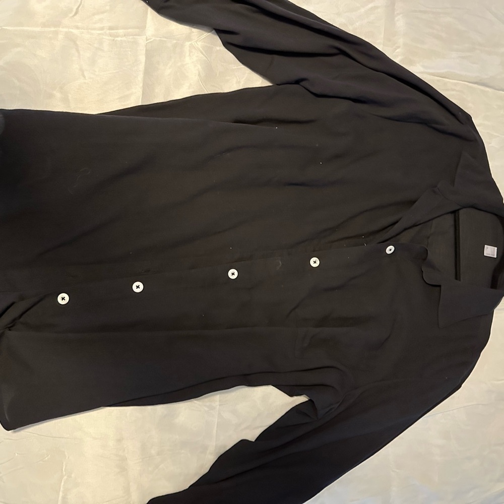 Elegant Black Swim Coverup